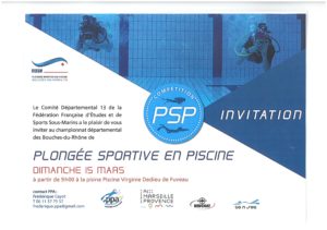 Plongée sportive en piscine