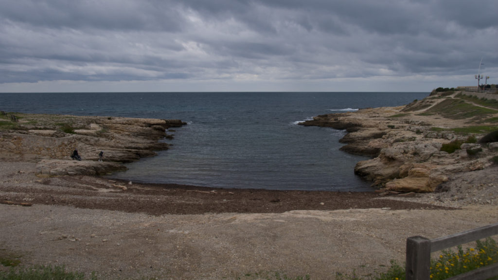 L'anse du petit nid, Sausset, Cote Bleue, fin d'après midi d'hiver